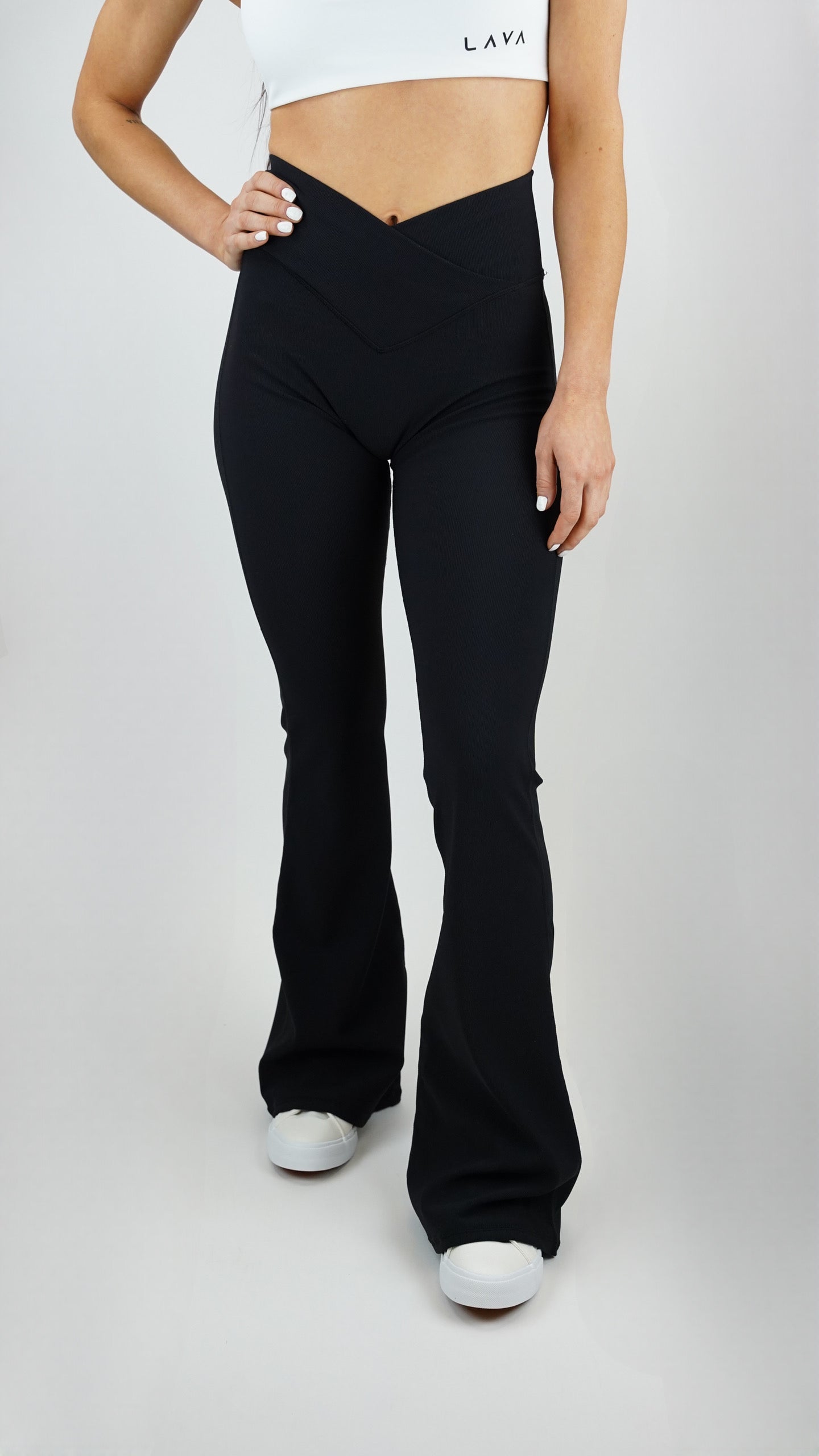 V Cut Flair Leggings